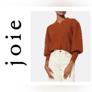 JOIE KERRISON CASHMERE WOOL SWEATER MEDIUM in ARABIAN SPICE NWT